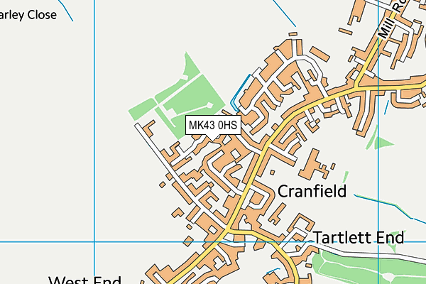 MK43 0HS map - OS VectorMap District (Ordnance Survey) MK43 0HS map - OS VectorMap District (Ordnance Survey)