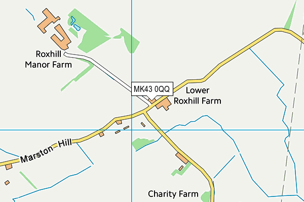 MK43 0QQ map - OS VectorMap District (Ordnance Survey) MK43 0QQ map - OS VectorMap District (Ordnance Survey)