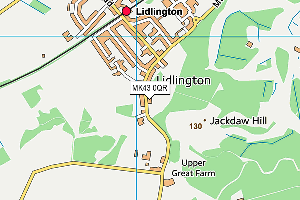 MK43 0QR map - OS VectorMap District (Ordnance Survey) MK43 0QR map - OS VectorMap District (Ordnance Survey)