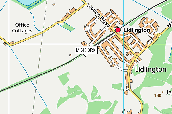 MK43 0RX map - OS VectorMap District (Ordnance Survey) MK43 0RX map - OS VectorMap District (Ordnance Survey)