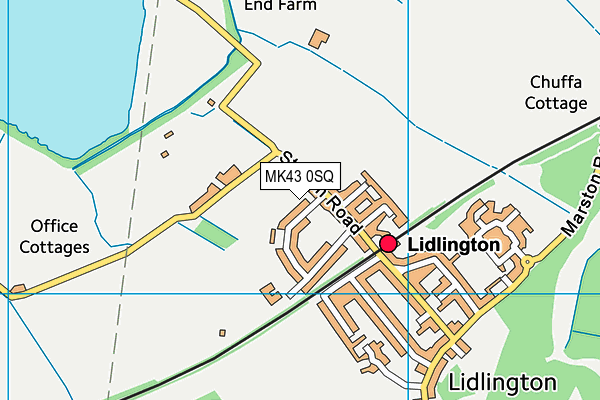 MK43 0SQ map - OS VectorMap District (Ordnance Survey) MK43 0SQ map - OS VectorMap District (Ordnance Survey)