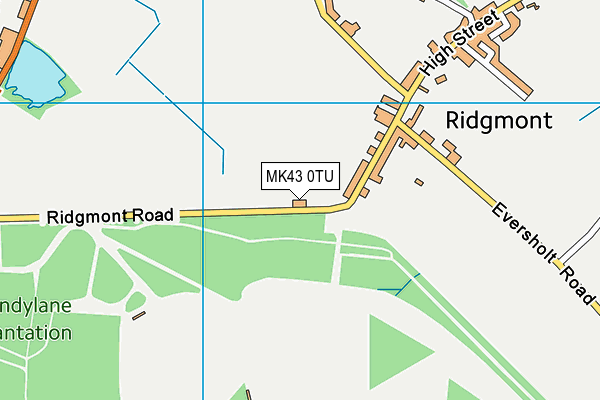 MK43 0TU map - OS VectorMap District (Ordnance Survey) MK43 0TU map - OS VectorMap District (Ordnance Survey)