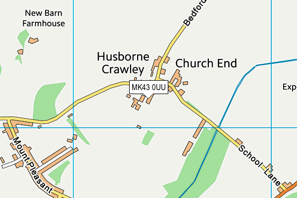 MK43 0UU map - OS VectorMap District (Ordnance Survey) MK43 0UU map - OS VectorMap District (Ordnance Survey)