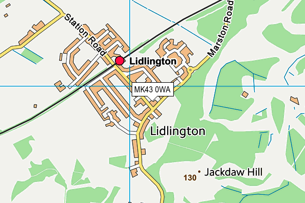 MK43 0WA map - OS VectorMap District (Ordnance Survey) MK43 0WA map - OS VectorMap District (Ordnance Survey)