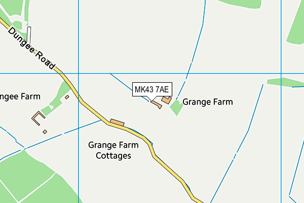 MK43 7AE map - OS VectorMap District (Ordnance Survey) MK43 7AE map - OS VectorMap District (Ordnance Survey)