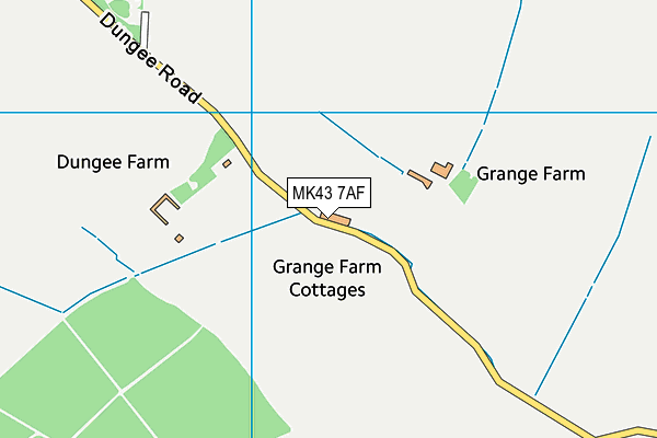 MK43 7AF map - OS VectorMap District (Ordnance Survey) MK43 7AF map - OS VectorMap District (Ordnance Survey)