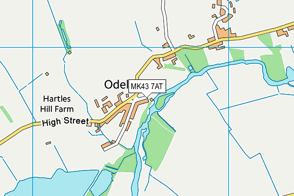 MK43 7AT map - OS VectorMap District (Ordnance Survey) MK43 7AT map - OS VectorMap District (Ordnance Survey)