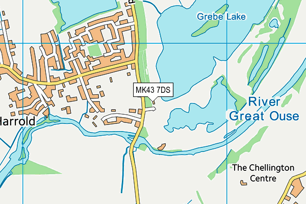 MK43 7DS map - OS VectorMap District (Ordnance Survey) MK43 7DS map - OS VectorMap District (Ordnance Survey)