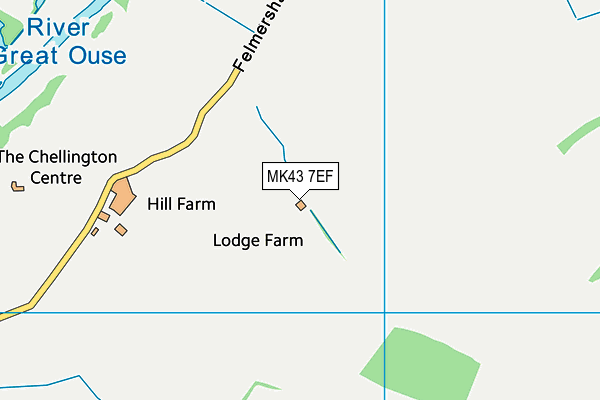 MK43 7EF map - OS VectorMap District (Ordnance Survey) MK43 7EF map - OS VectorMap District (Ordnance Survey)