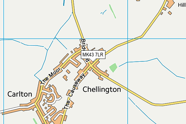 MK43 7LR map - OS VectorMap District (Ordnance Survey) MK43 7LR map - OS VectorMap District (Ordnance Survey)
