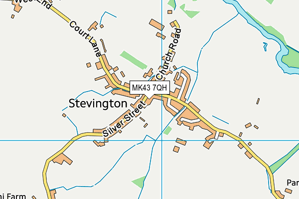 MK43 7QH map - OS VectorMap District (Ordnance Survey) MK43 7QH map - OS VectorMap District (Ordnance Survey)