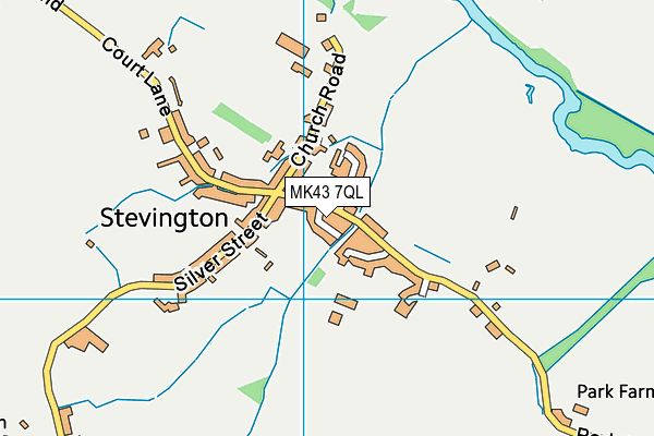 MK43 7QL map - OS VectorMap District (Ordnance Survey) MK43 7QL map - OS VectorMap District (Ordnance Survey)