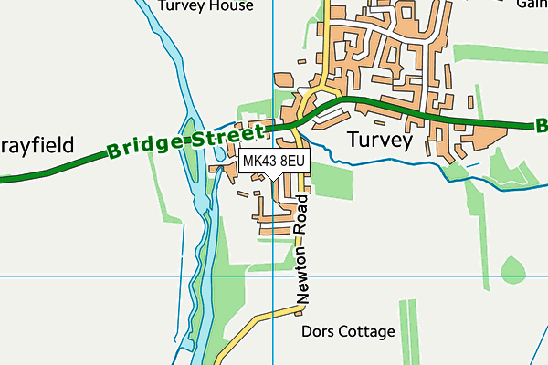 MK43 8EU map - OS VectorMap District (Ordnance Survey) MK43 8EU map - OS VectorMap District (Ordnance Survey)