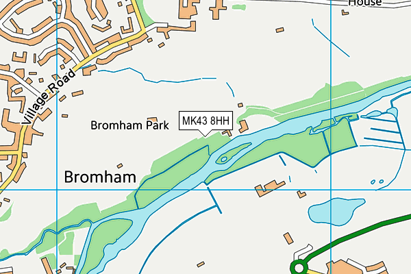 MK43 8HH map - OS VectorMap District (Ordnance Survey) MK43 8HH map - OS VectorMap District (Ordnance Survey)