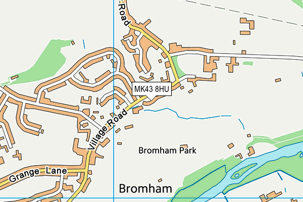 MK43 8HU map - OS VectorMap District (Ordnance Survey) MK43 8HU map - OS VectorMap District (Ordnance Survey)