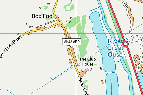 MK43 8RP map - OS VectorMap District (Ordnance Survey) MK43 8RP map - OS VectorMap District (Ordnance Survey)