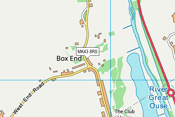 MK43 8RS map - OS VectorMap District (Ordnance Survey) MK43 8RS map - OS VectorMap District (Ordnance Survey)