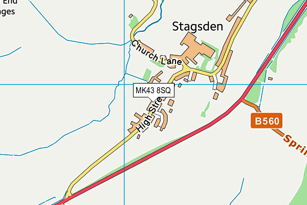 MK43 8SQ map - OS VectorMap District (Ordnance Survey) MK43 8SQ map - OS VectorMap District (Ordnance Survey)