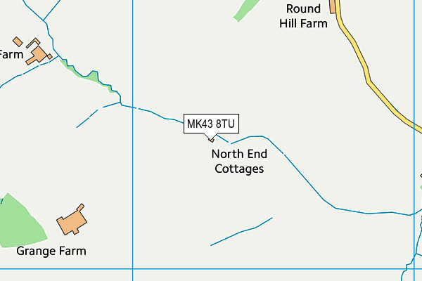 MK43 8TU map - OS VectorMap District (Ordnance Survey) MK43 8TU map - OS VectorMap District (Ordnance Survey)