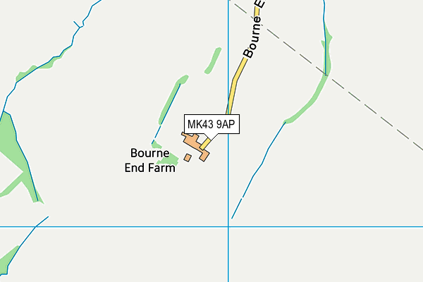 MK43 9AP map - OS VectorMap District (Ordnance Survey) MK43 9AP map - OS VectorMap District (Ordnance Survey)