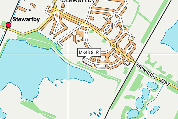 MK43 9LR map - OS VectorMap District (Ordnance Survey) MK43 9LR map - OS VectorMap District (Ordnance Survey)