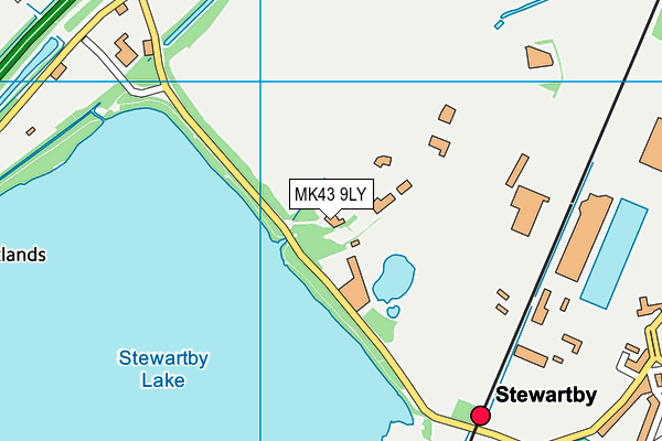 MK43 9LY map - OS VectorMap District (Ordnance Survey) MK43 9LY map - OS VectorMap District (Ordnance Survey)