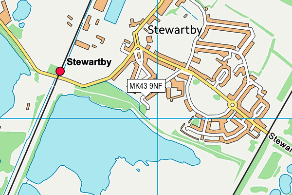 MK43 9NF map - OS VectorMap District (Ordnance Survey) MK43 9NF map - OS VectorMap District (Ordnance Survey)