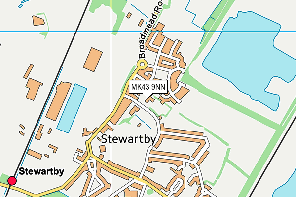 MK43 9NN map - OS VectorMap District (Ordnance Survey) MK43 9NN map - OS VectorMap District (Ordnance Survey)