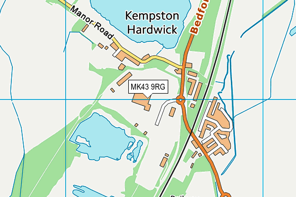 MK43 9RG map - OS VectorMap District (Ordnance Survey) MK43 9RG map - OS VectorMap District (Ordnance Survey)