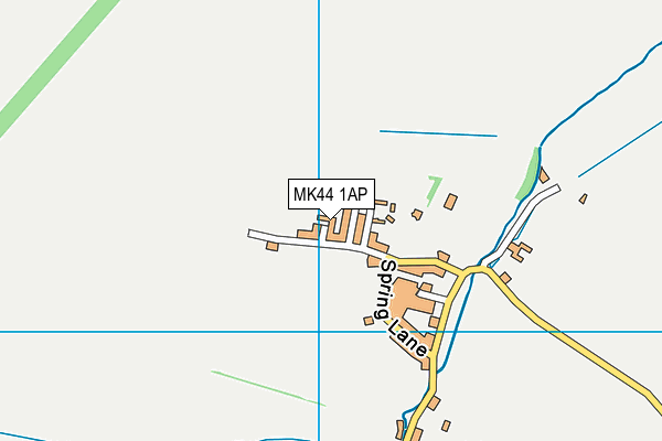 MK44 1AP map - OS VectorMap District (Ordnance Survey) MK44 1AP map - OS VectorMap District (Ordnance Survey)