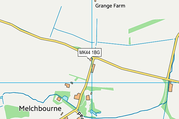 MK44 1BG map - OS VectorMap District (Ordnance Survey) MK44 1BG map - OS VectorMap District (Ordnance Survey)