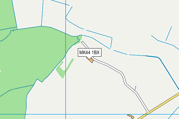 MK44 1BX map - OS VectorMap District (Ordnance Survey) MK44 1BX map - OS VectorMap District (Ordnance Survey)