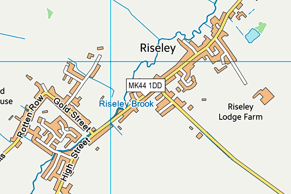 MK44 1DD map - OS VectorMap District (Ordnance Survey) MK44 1DD map - OS VectorMap District (Ordnance Survey)
