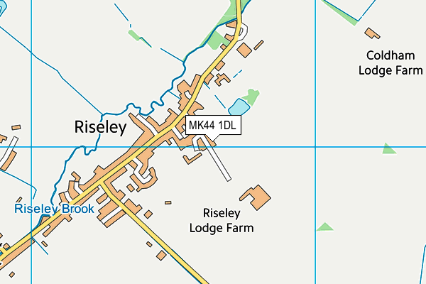 MK44 1DL map - OS VectorMap District (Ordnance Survey) MK44 1DL map - OS VectorMap District (Ordnance Survey)