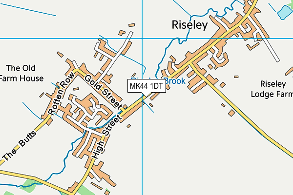 MK44 1DT map - OS VectorMap District (Ordnance Survey) MK44 1DT map - OS VectorMap District (Ordnance Survey)