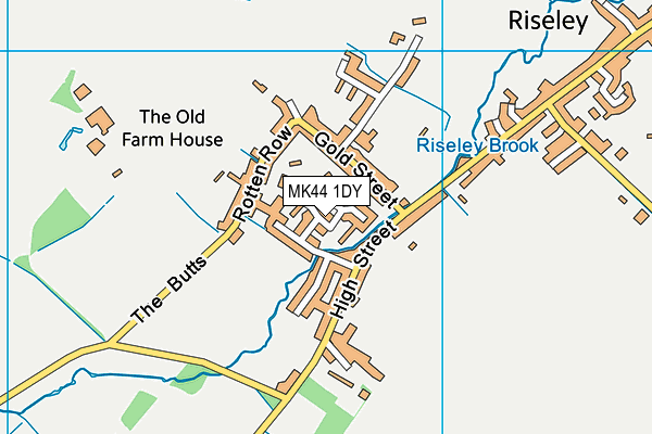 MK44 1DY map - OS VectorMap District (Ordnance Survey) MK44 1DY map - OS VectorMap District (Ordnance Survey)