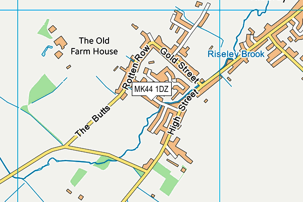 MK44 1DZ map - OS VectorMap District (Ordnance Survey) MK44 1DZ map - OS VectorMap District (Ordnance Survey)