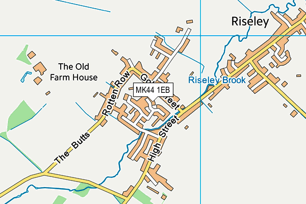 MK44 1EB map - OS VectorMap District (Ordnance Survey) MK44 1EB map - OS VectorMap District (Ordnance Survey)