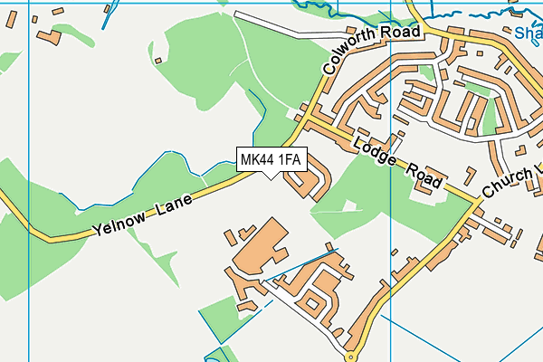 MK44 1FA map - OS VectorMap District (Ordnance Survey) MK44 1FA map - OS VectorMap District (Ordnance Survey)