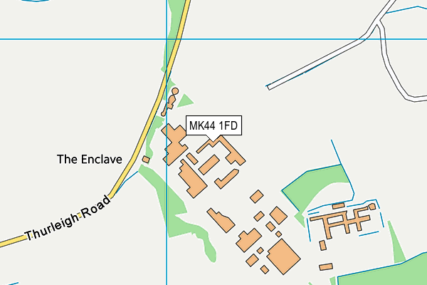 MK44 1FD map - OS VectorMap District (Ordnance Survey) MK44 1FD map - OS VectorMap District (Ordnance Survey)