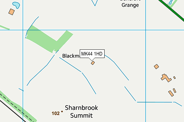 MK44 1HD map - OS VectorMap District (Ordnance Survey) MK44 1HD map - OS VectorMap District (Ordnance Survey)
