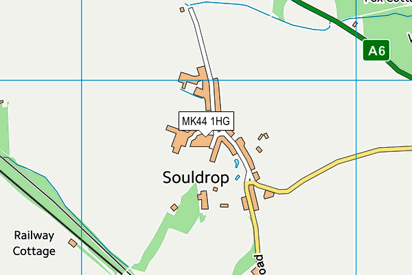 MK44 1HG map - OS VectorMap District (Ordnance Survey) MK44 1HG map - OS VectorMap District (Ordnance Survey)