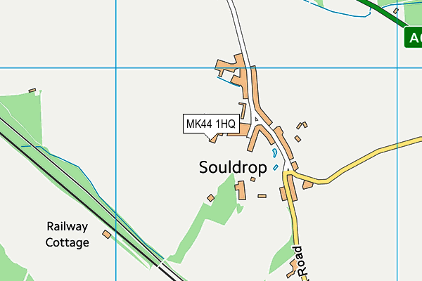 MK44 1HQ map - OS VectorMap District (Ordnance Survey) MK44 1HQ map - OS VectorMap District (Ordnance Survey)