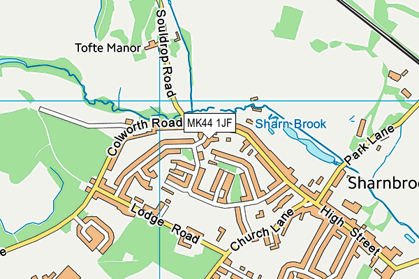 MK44 1JF map - OS VectorMap District (Ordnance Survey) MK44 1JF map - OS VectorMap District (Ordnance Survey)