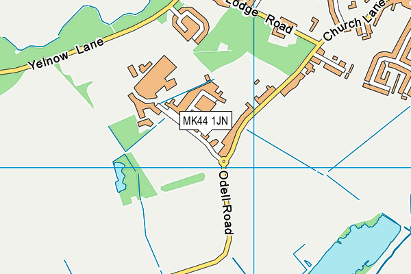 MK44 1JN map - OS VectorMap District (Ordnance Survey) MK44 1JN map - OS VectorMap District (Ordnance Survey)