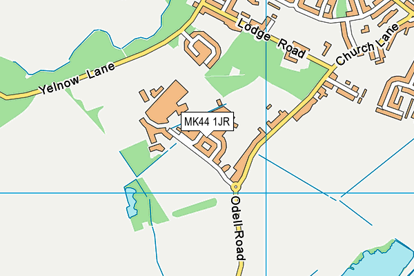 MK44 1JR map - OS VectorMap District (Ordnance Survey) MK44 1JR map - OS VectorMap District (Ordnance Survey)
