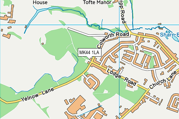 MK44 1LA map - OS VectorMap District (Ordnance Survey) MK44 1LA map - OS VectorMap District (Ordnance Survey)