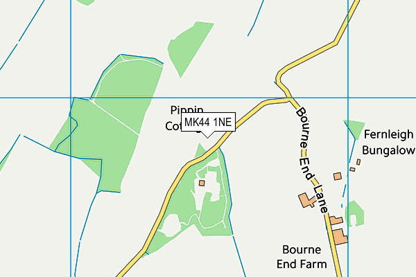 MK44 1NE map - OS VectorMap District (Ordnance Survey) MK44 1NE map - OS VectorMap District (Ordnance Survey)