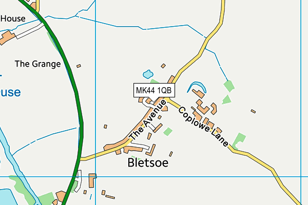 MK44 1QB map - OS VectorMap District (Ordnance Survey) MK44 1QB map - OS VectorMap District (Ordnance Survey)