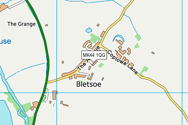 MK44 1QG map - OS VectorMap District (Ordnance Survey) MK44 1QG map - OS VectorMap District (Ordnance Survey)